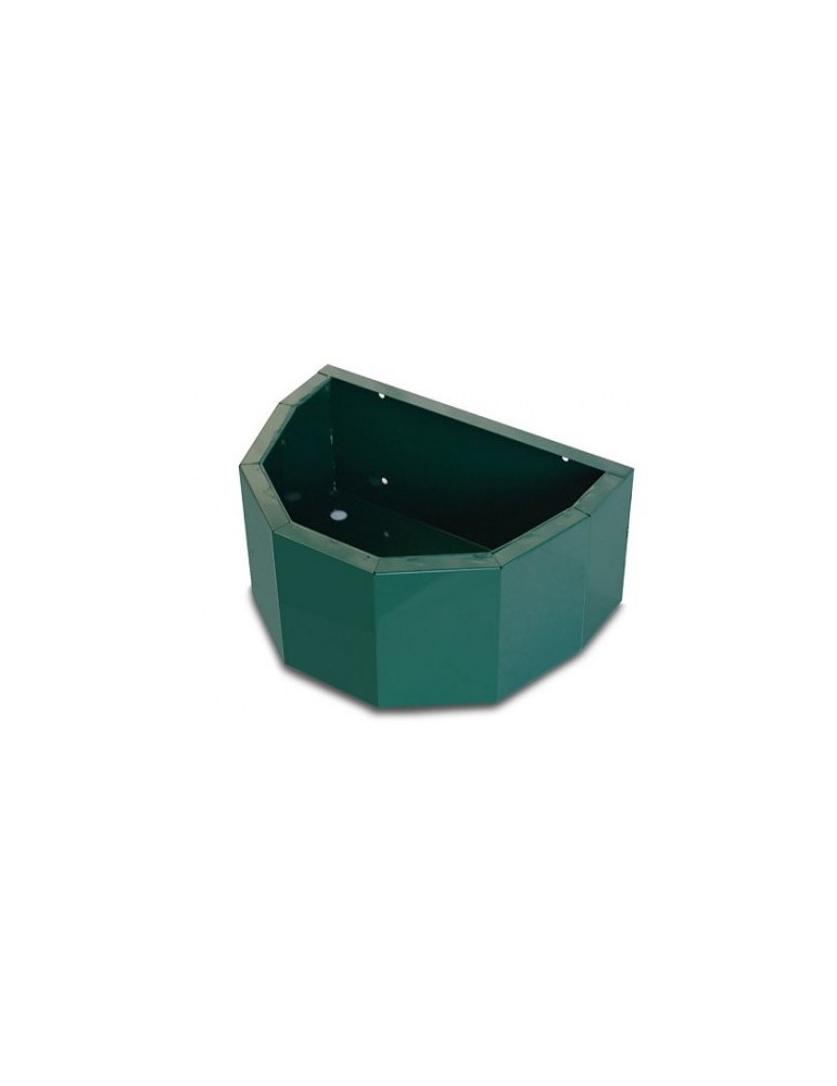 Comedero Pared Lacado Verde Capacidad 22 kg-Frontal