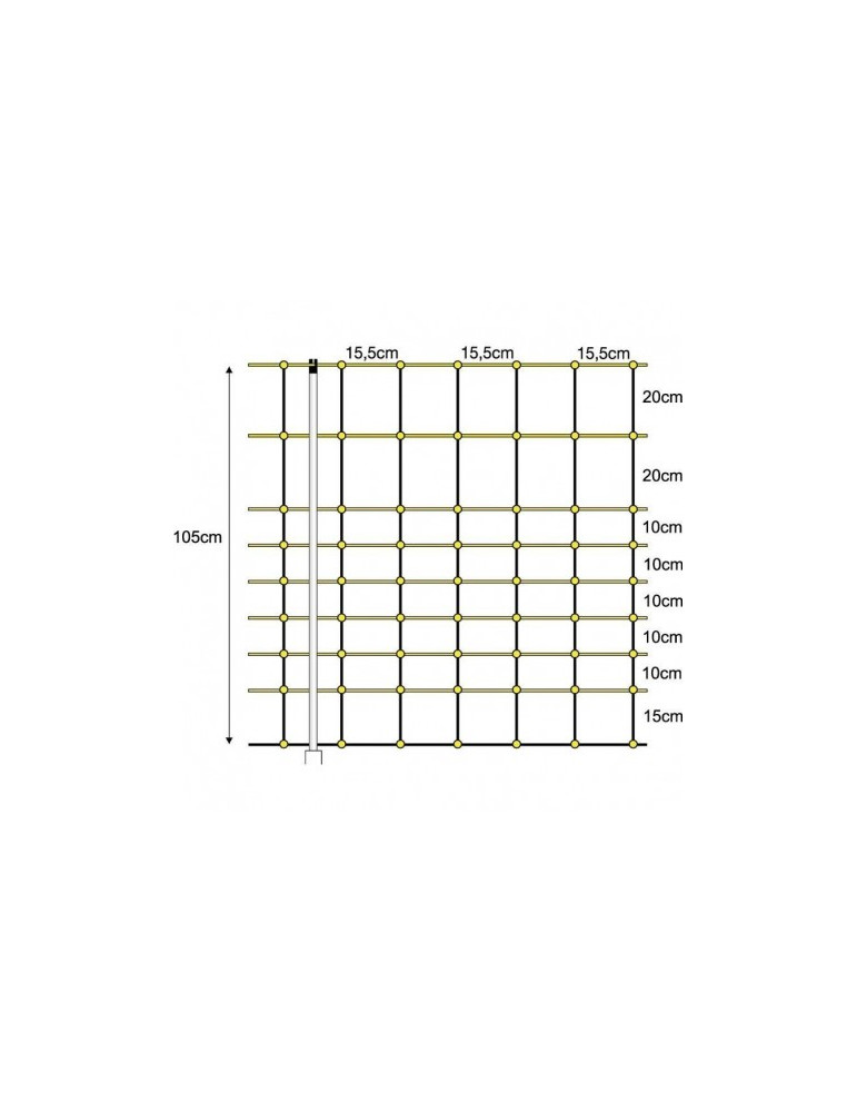 Malla Eléctrica Para Cabras 1,05 x 50 M