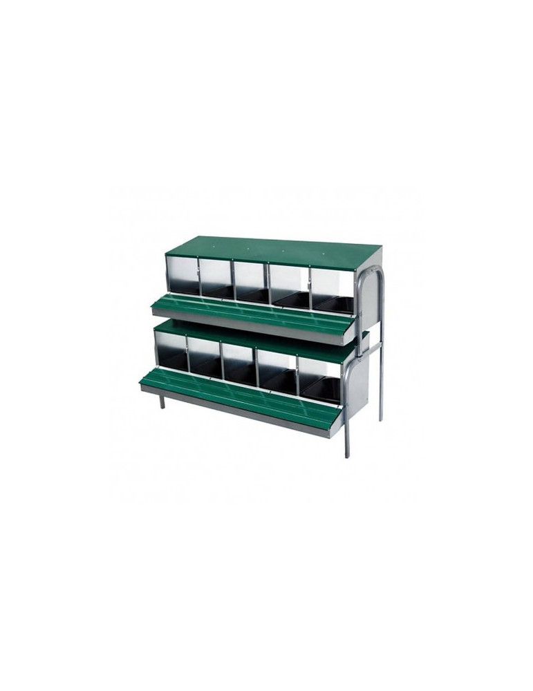 Ponedero 2 Pisos Chapa Con Patas 10 Departamentos