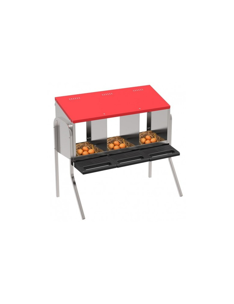 Nido Interior Metálico "Platinum" 3 Departamento Con Patas