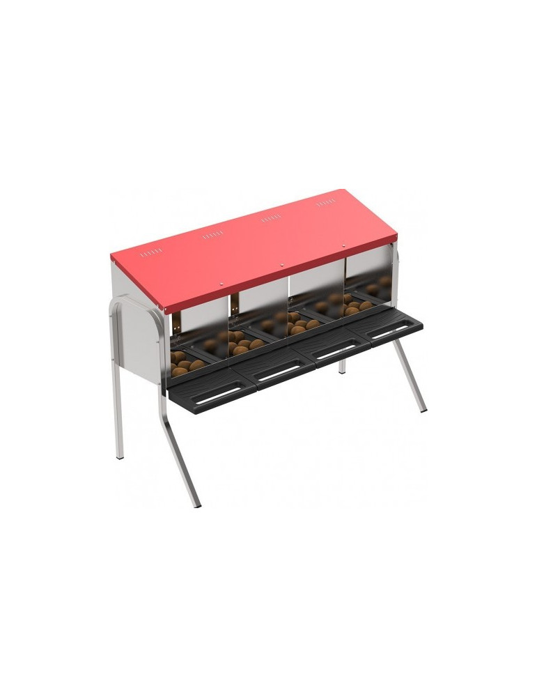 Nido Interior Metálico "Platinum" 4 Departamento Con Patas